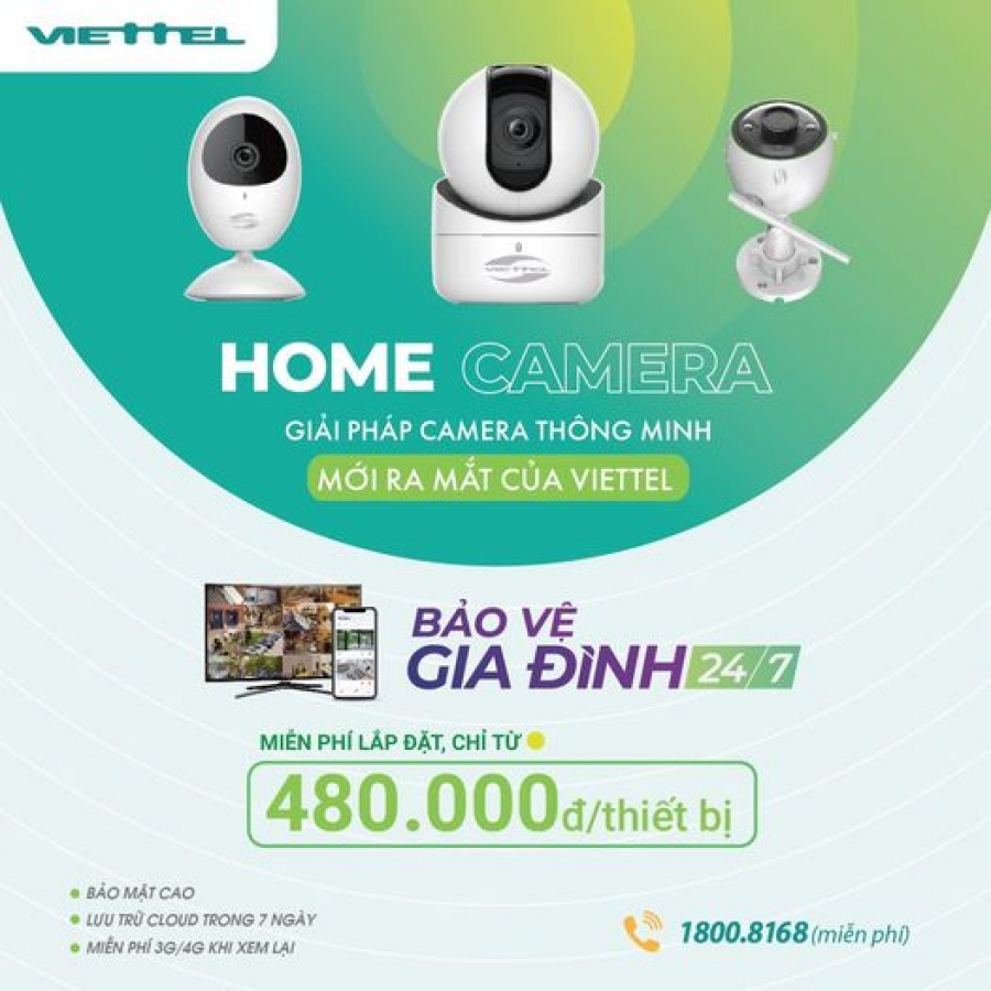 Home Camera Viettel 2022 - Camera Thông Minh Tích Hợp AI
